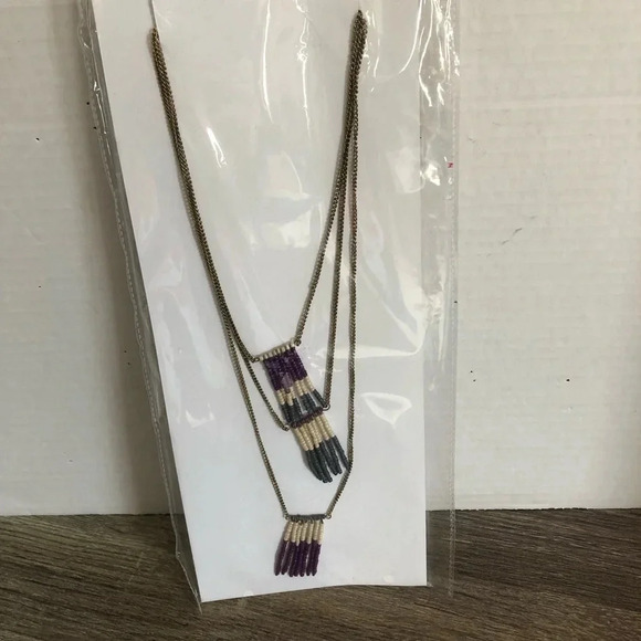 Ten Thousand Villages  Handcrafted Beaded Necklace - Picture 1 of 7